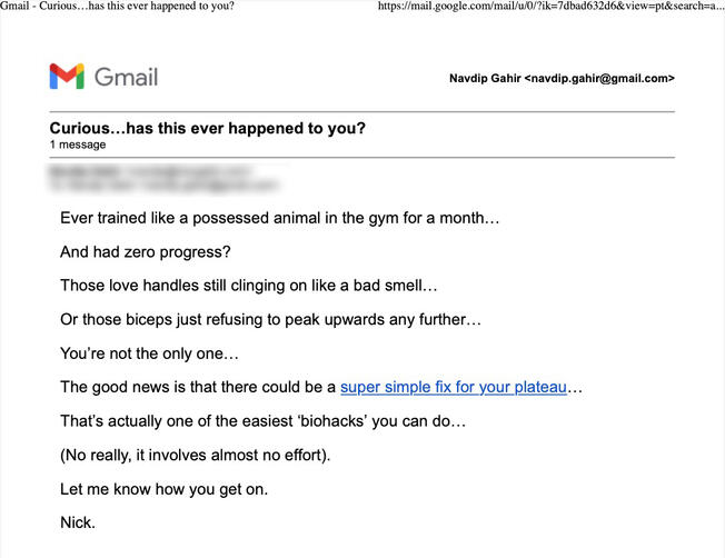 Curious, has this ever happened to you?